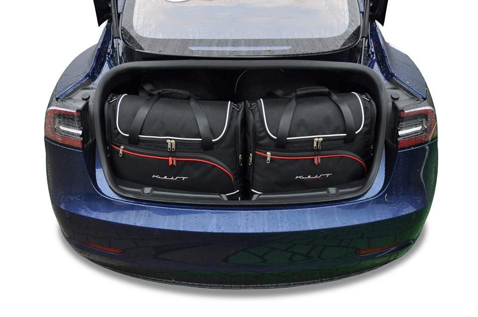 Tesla MODEL 3 EV 2017-2020 7-väskor #färg_Svart