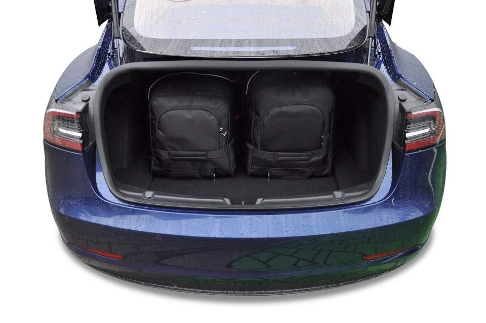Tesla MODEL 3 EV 2017-2023 5-väskor #färg_Svart