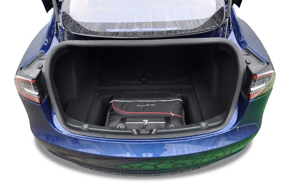 Tesla MODEL 3 EV 2017-2023 5-väskor Sport #färg_Svart