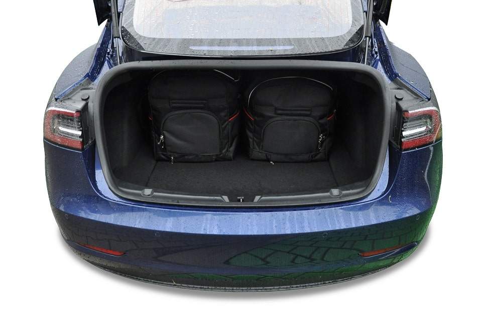 Tesla MODEL 3 EV 2017-2023 5-väskor Sport #färg_Svart