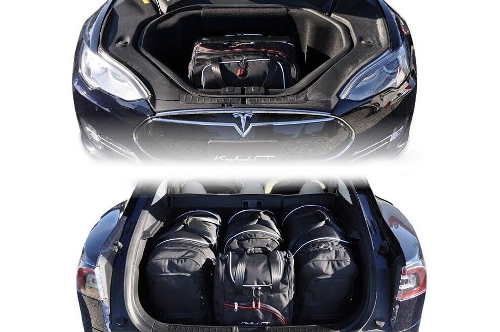 Tesla MODEL S EV 2012-2016 6-väskor Aero #färg_Svart
