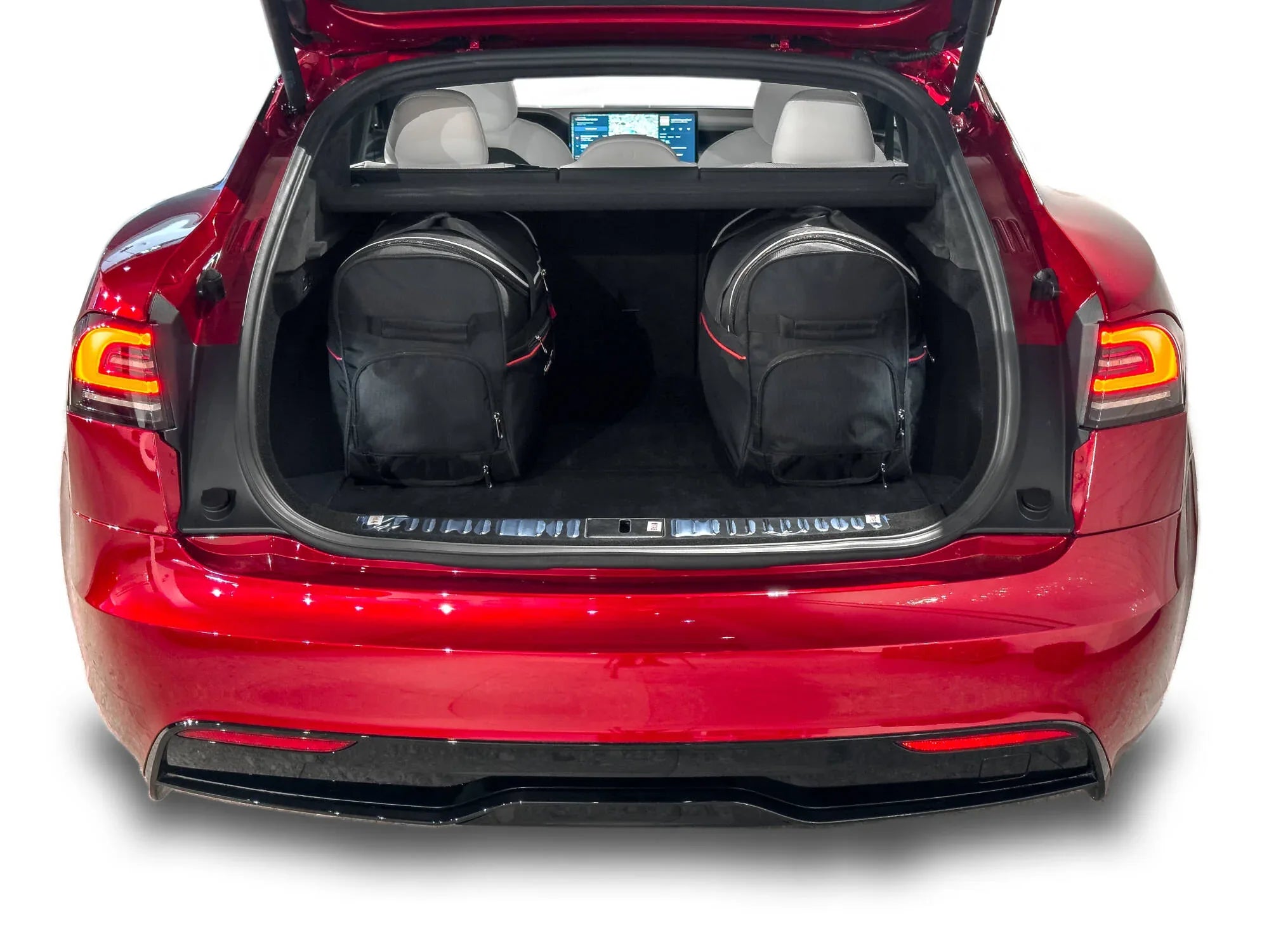 Tesla MODEL S EV 2021+ 7-väskor #färg_Svart