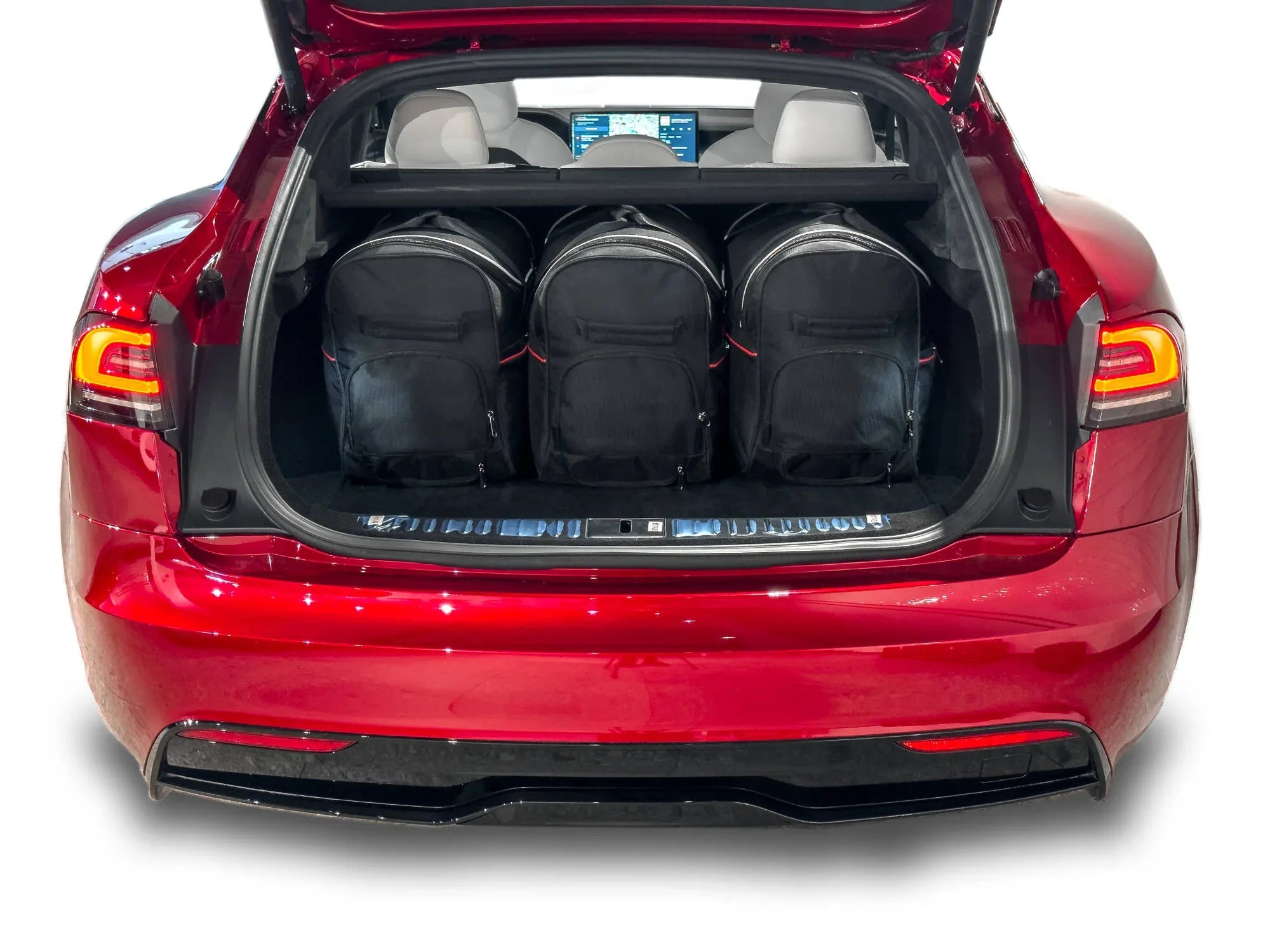 Tesla MODEL S EV 2021+ 7-väskor #färg_Svart