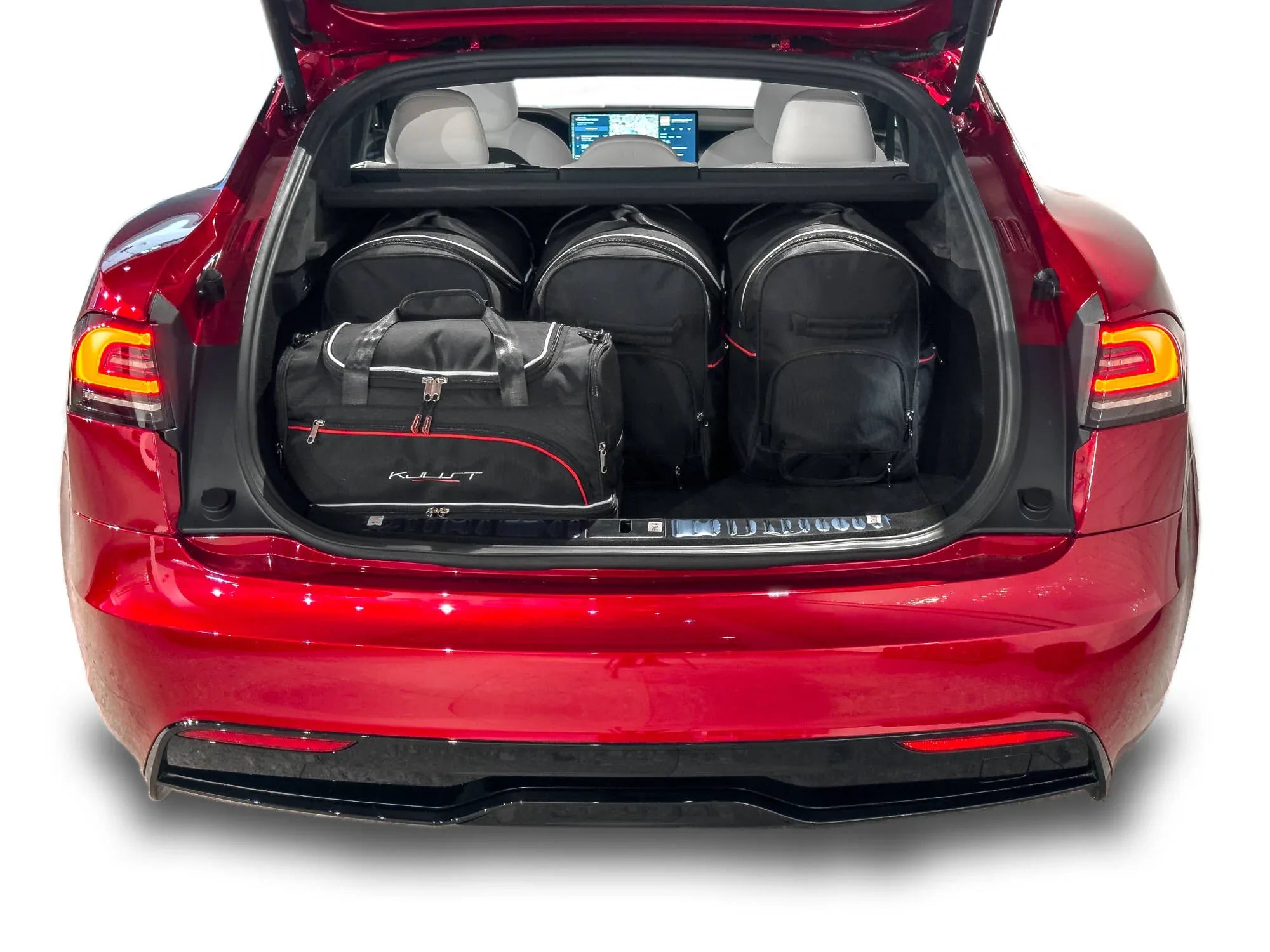 Tesla MODEL S EV 2021+ 7-väskor #färg_Svart