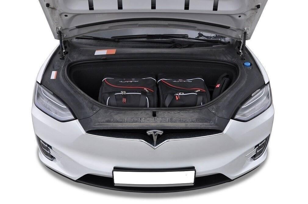 Tesla MODEL X EV 2016+ 2-väskor #färg_Svart