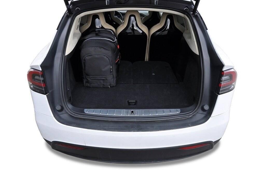 Tesla MODEL X EV 2016+ 5-väskor #färg_Svart