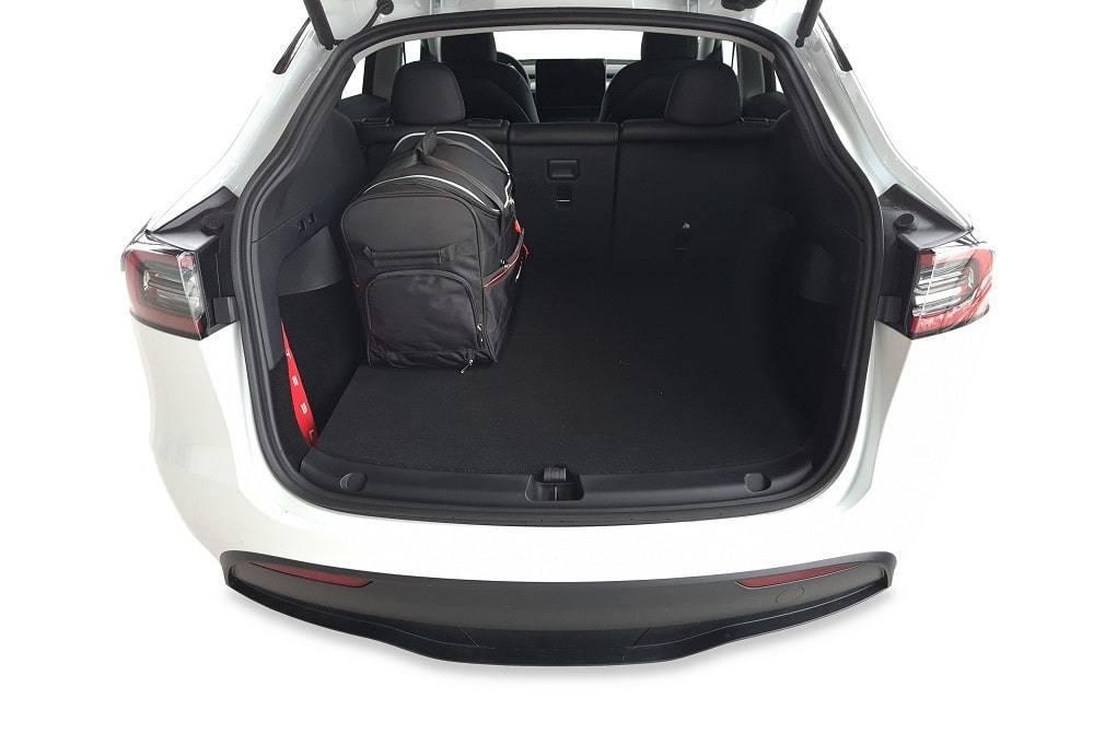 Tesla MODEL Y EV 2020-2022 7-väskor #färg_Svart