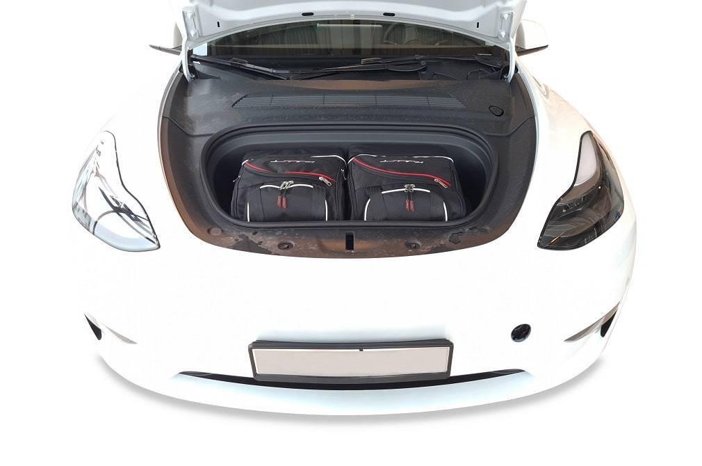 Tesla MODEL Y EV 2020-2022 7-väskor #färg_Svart