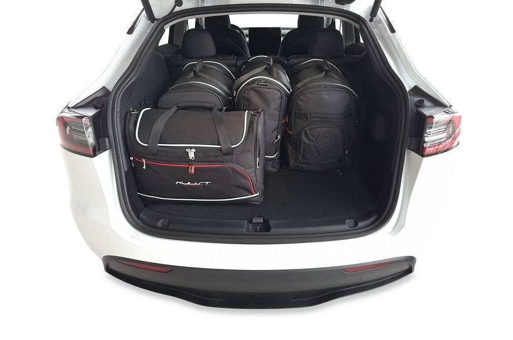 Tesla MODEL Y EV 2020+ 5-väskor #färg_Svart