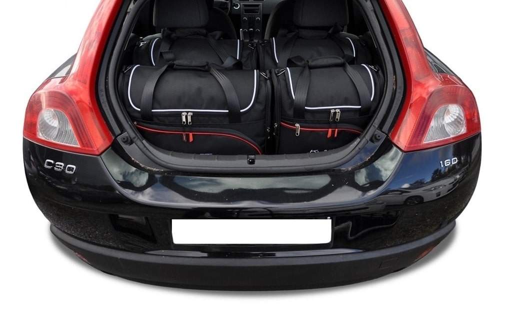 Volvo C30 2006-2012 4-väskor #färg_Svart