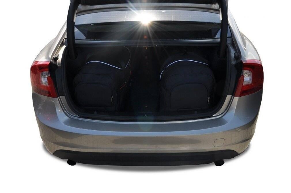 Volvo S60 2010-2018 4-väskor Aero #färg_Svart