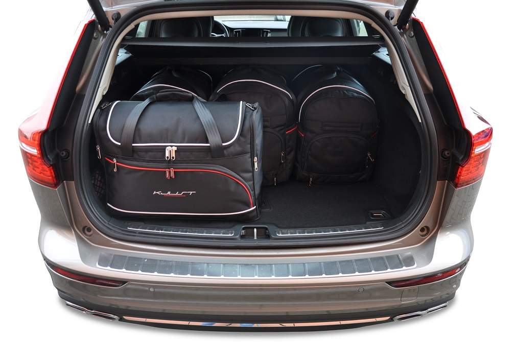 Volvo V60 2018+ 5-väskor #färg_Svart