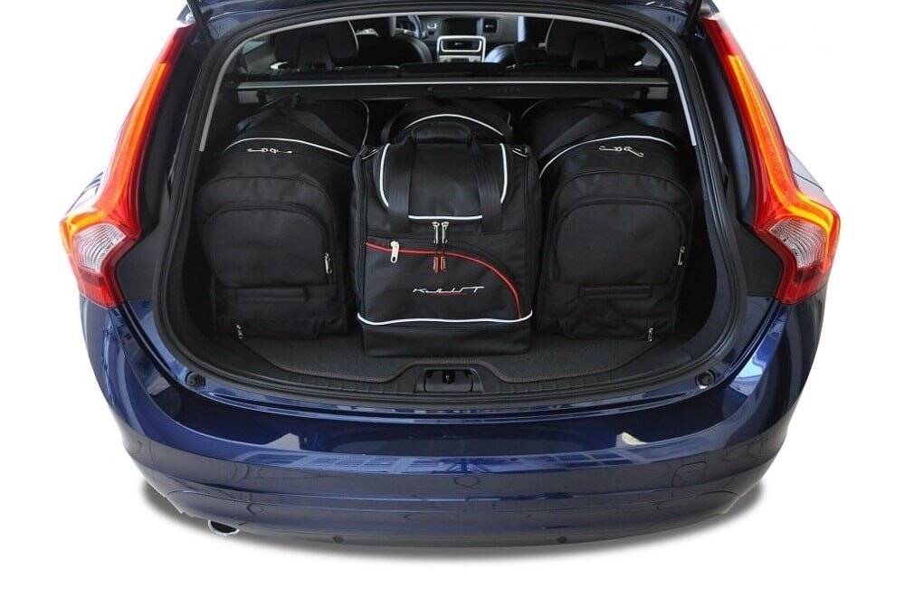 Volvo V60 CROSS COUNTRY 2015-2018 4-väskor Sport #färg_Svart