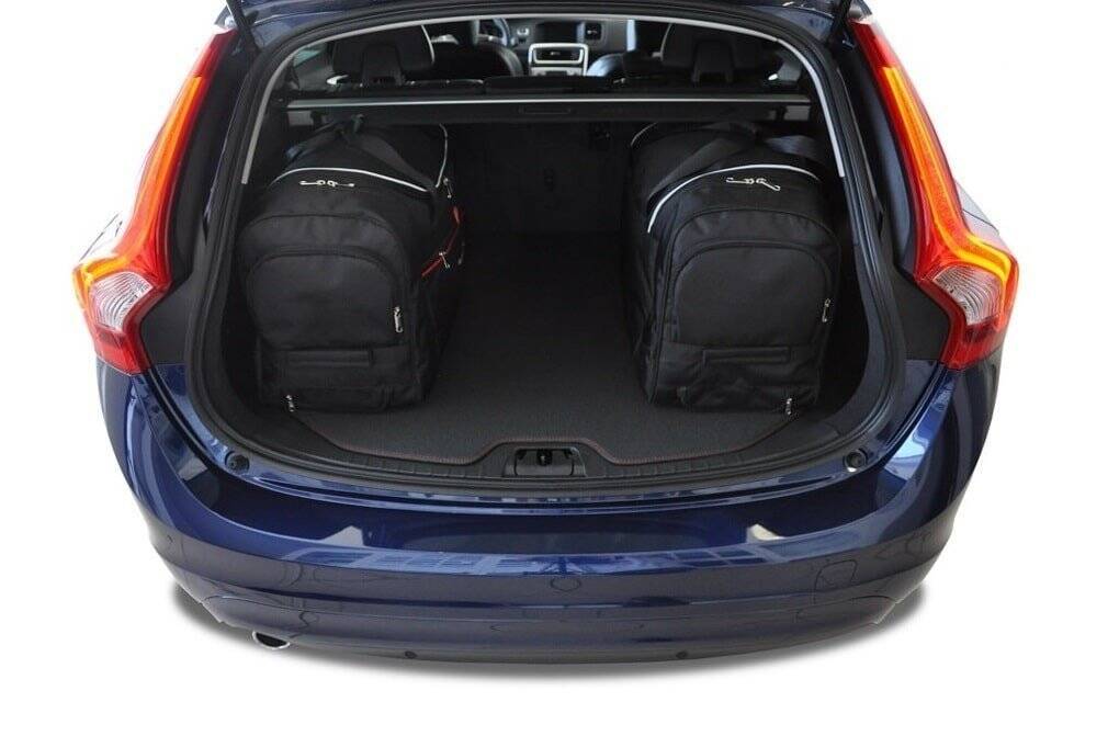Volvo V60 CROSS COUNTRY 2015-2018 4-väskor Sport #färg_Svart