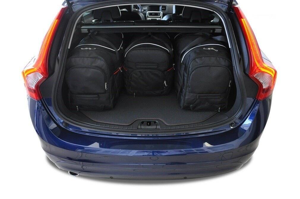 Volvo V60 CROSS COUNTRY 2015-2018 4-väskor Aero #färg_Svart