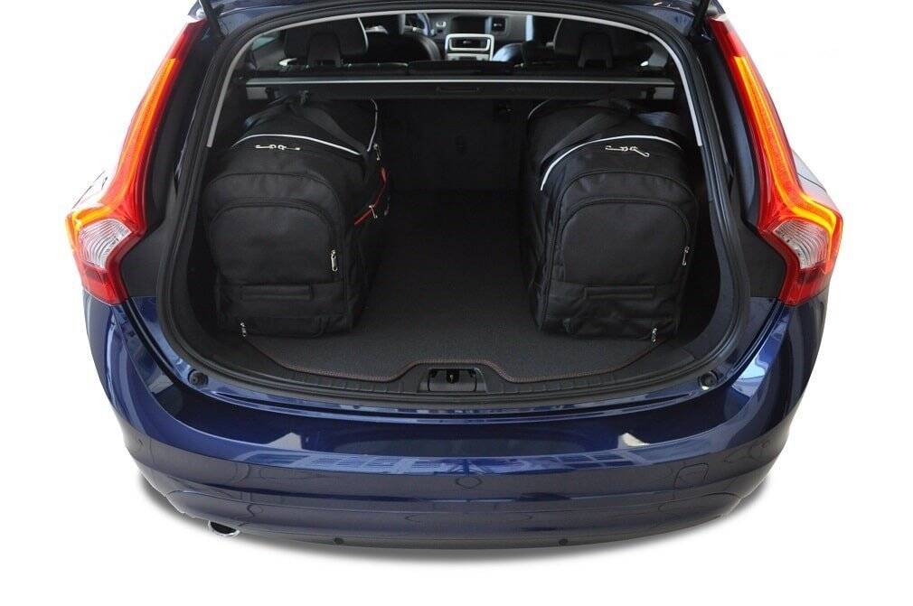 Volvo V60 CROSS COUNTRY 2015-2018 4-väskor Aero #färg_Svart