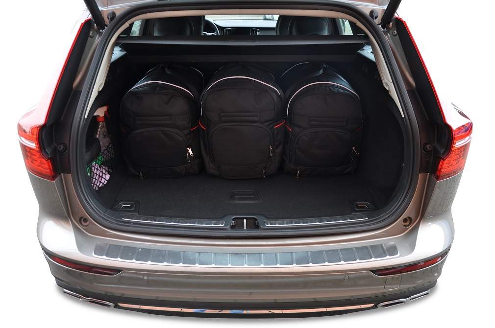 Volvo V60 PHEV 2019+ 5-väskor #färg_Svart