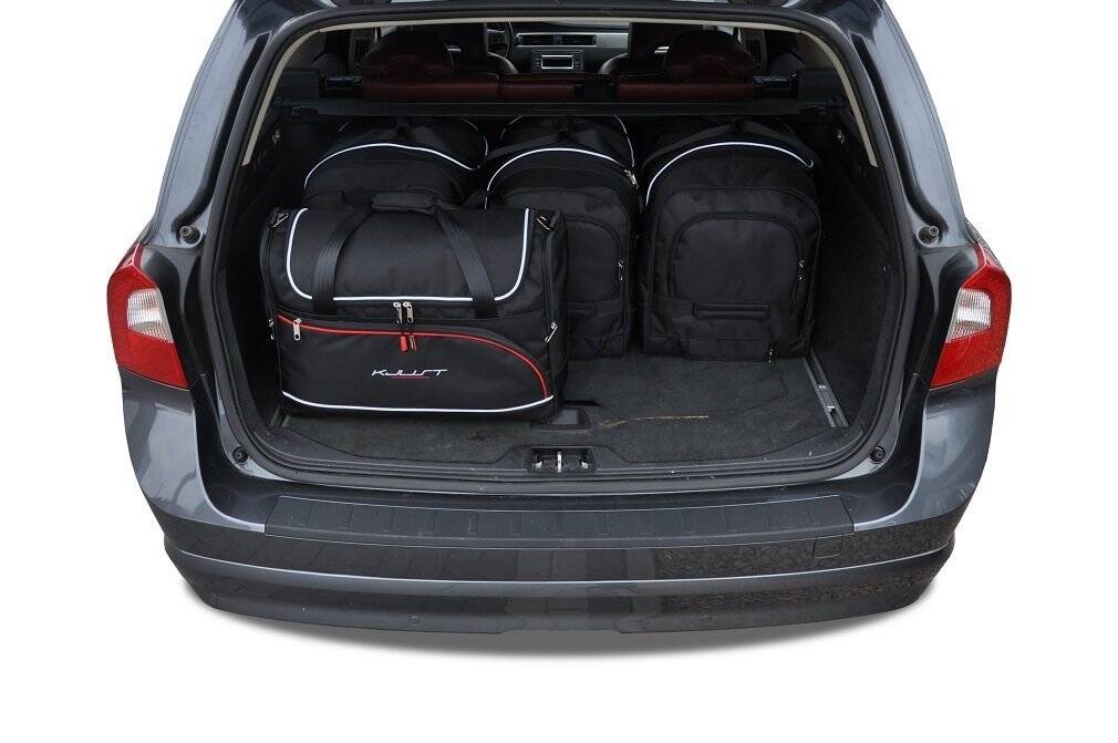 Volvo V70 2007-2016 5-väskor Aero #färg_Svart
