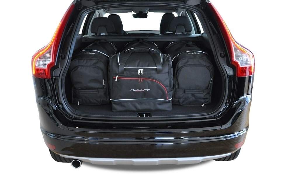 Volvo XC60 2008-2017 4-väskor Sport #färg_Svart