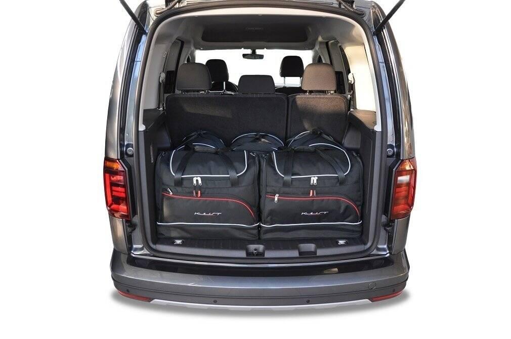 Vw CADDY 2015-2020 5-väskor #färg_Svart