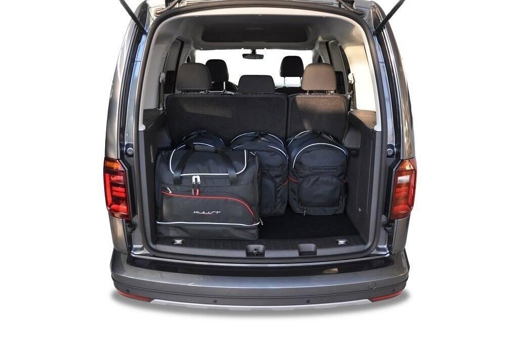 Vw CADDY 2015-2020 5-väskor #färg_Svart
