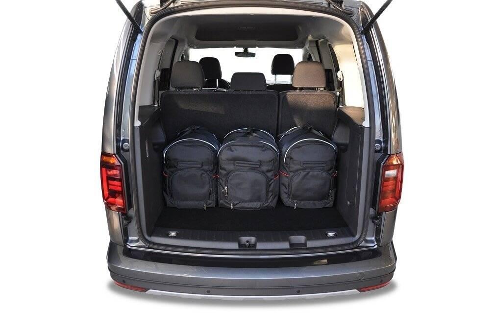 Vw CADDY 2015-2020 5-väskor #färg_Svart