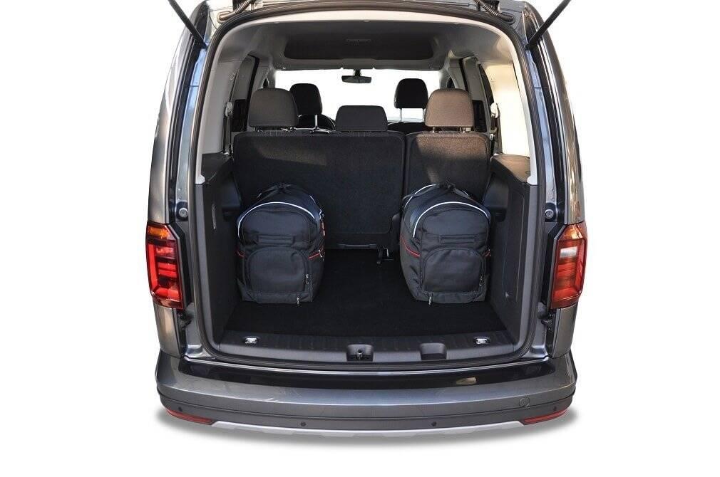 Vw CADDY 2015-2020 5-väskor #färg_Svart
