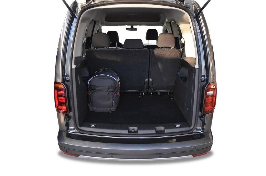 Vw CADDY 2015-2020 5-väskor #färg_Svart