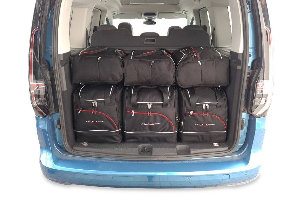 Vw CADDY 2021+ 9-väskor #färg_Svart