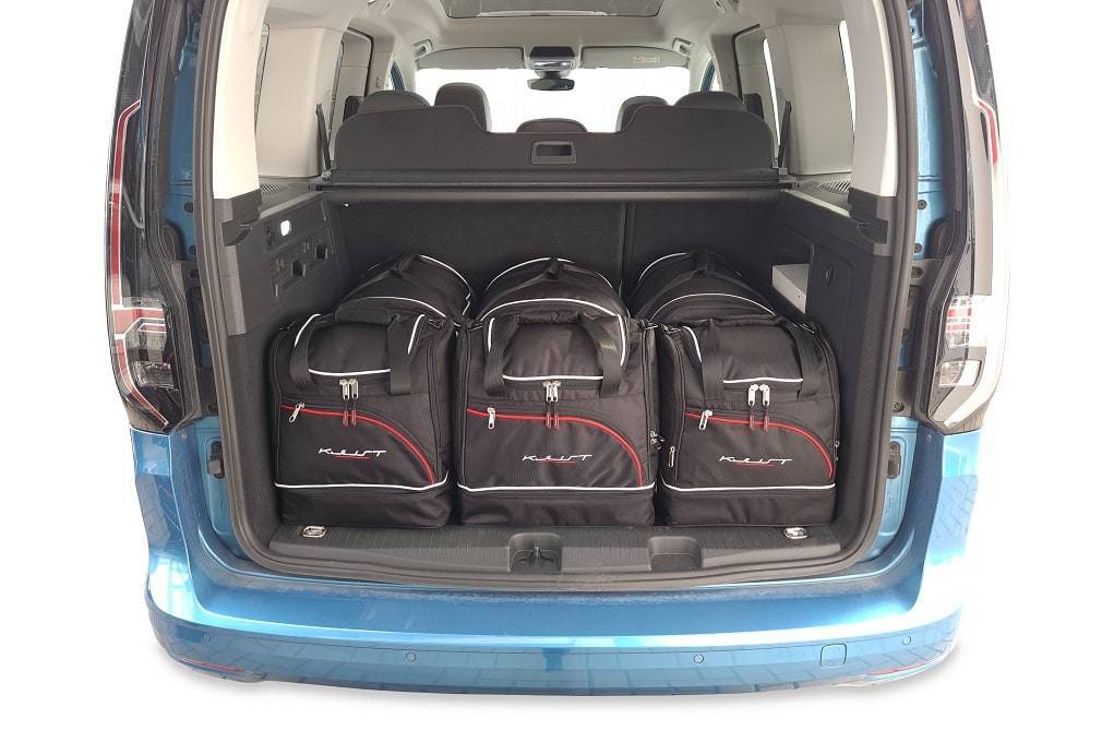 Vw CADDY 2021+ 9-väskor #färg_Svart