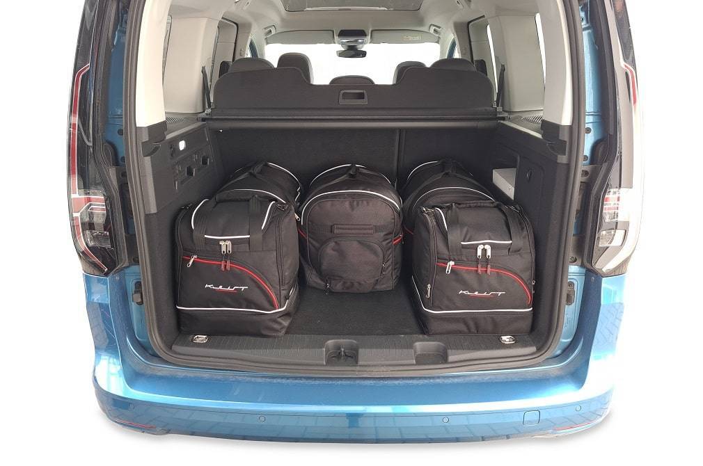 Vw CADDY 2021+ 9-väskor #färg_Svart