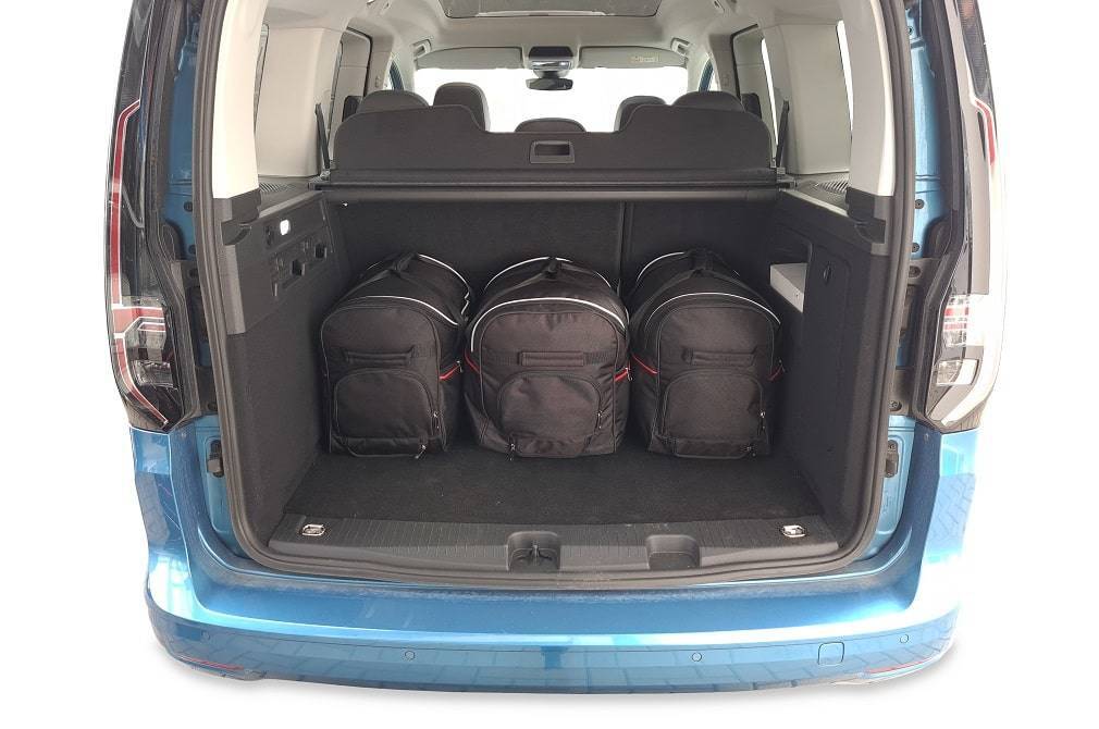 Vw CADDY 2021+ 9-väskor #färg_Svart
