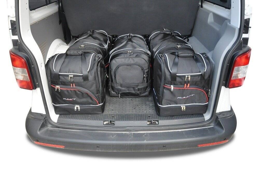 Vw CARAVELLA 2009-2015 6-väskor #färg_Svart