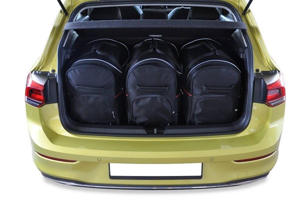 Vw GOLF HATCHBACK 2019+ 3-väskor #färg_Svart