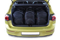 Vw GOLF HATCHBACK 2019+ 3-väskor #färg_Svart