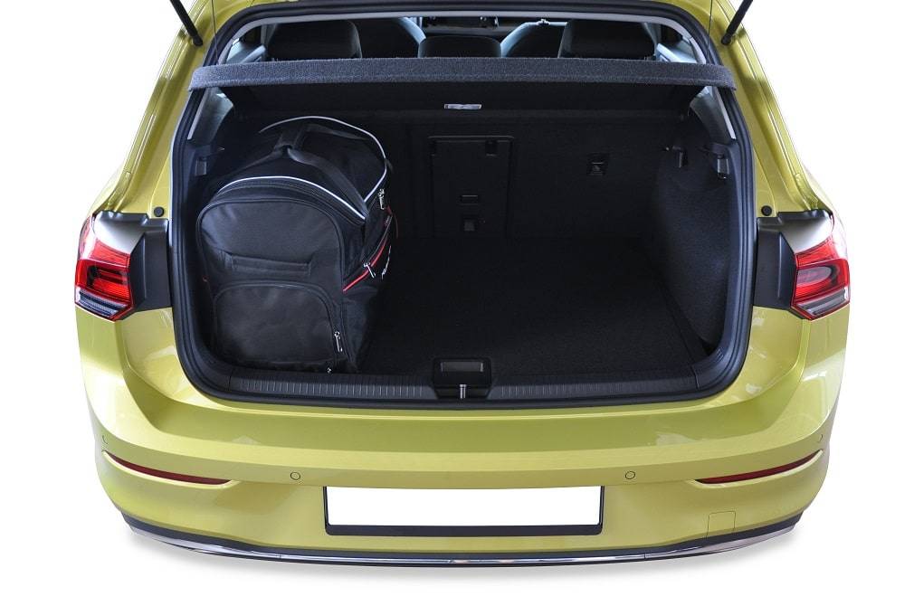 Vw GOLF HATCHBACK PHEV 2020+ 3-väskor #färg_Svart