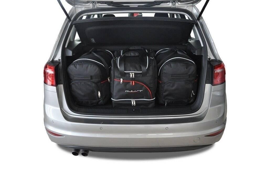 Vw GOLF SPORTSVAN 2013-2020 4-väskor Sport #färg_Svart