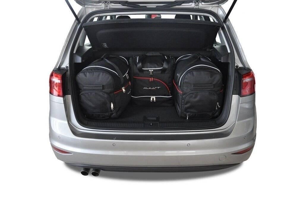 Vw GOLF SPORTSVAN 2013-2020 4-väskor Sport #färg_Svart