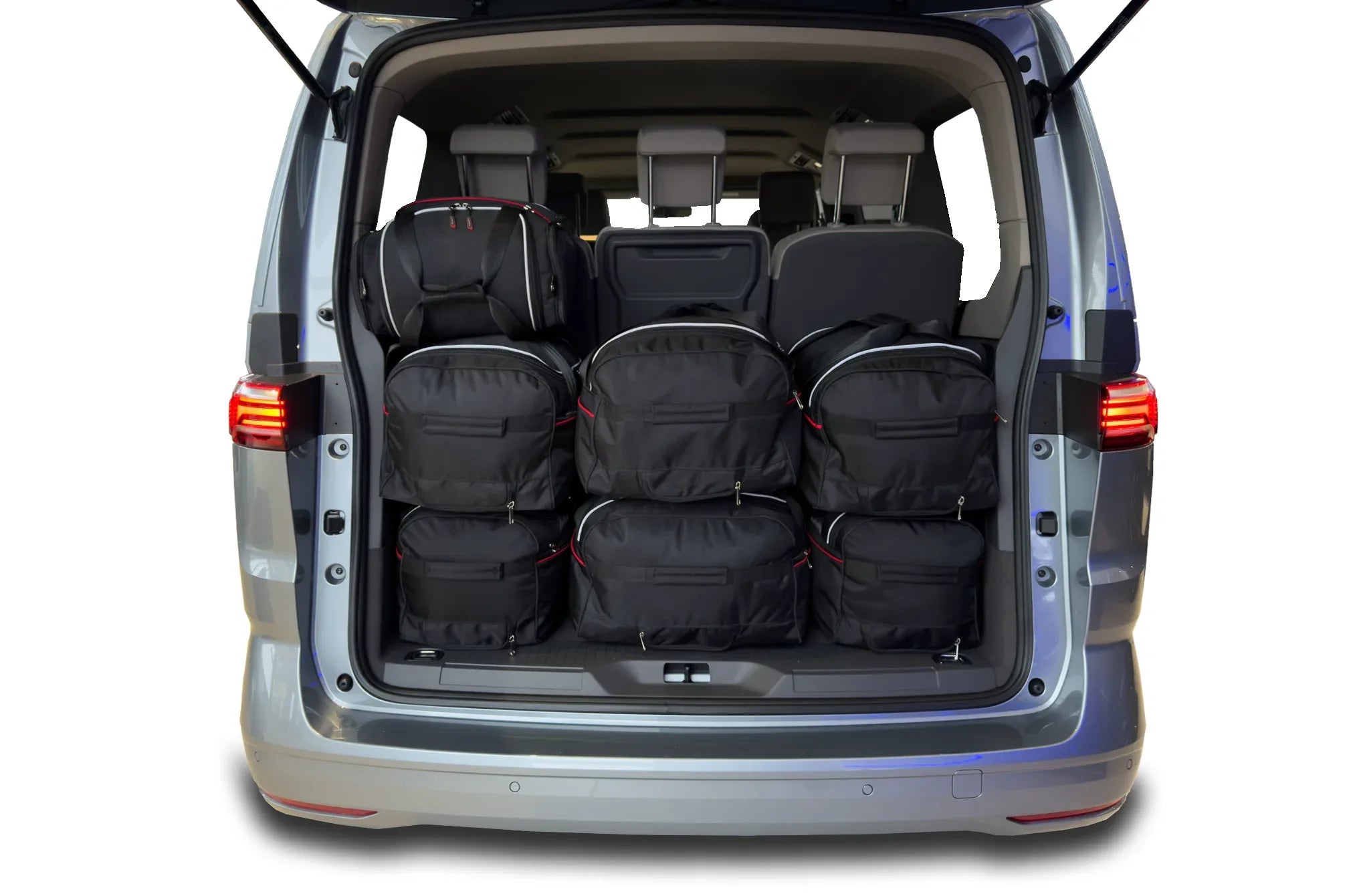 Vw MULTIVAN L2 2021+ 9-väskor #färg_Svart