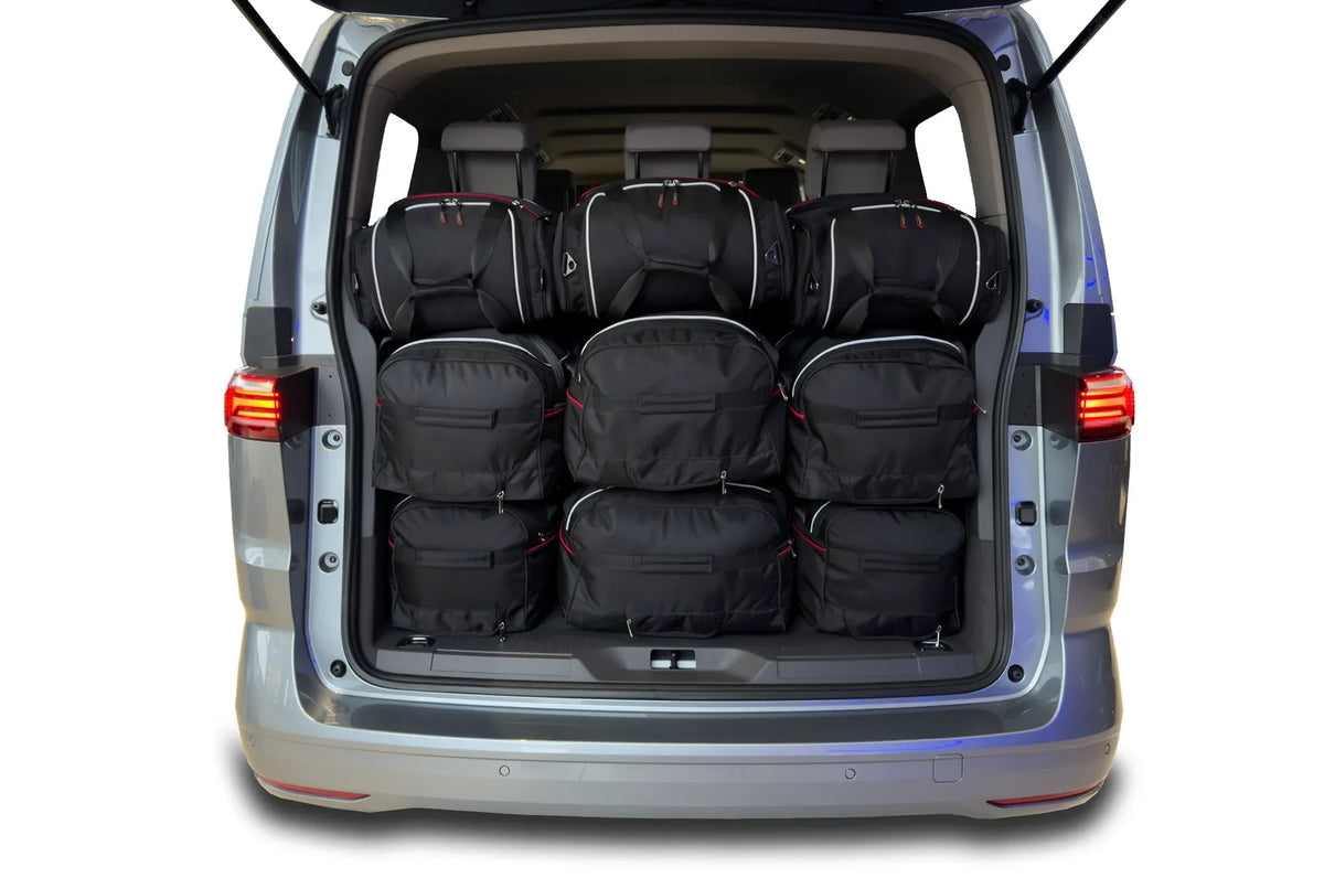 Vw MULTIVAN L2 2021+ 9-väskor #färg_Svart