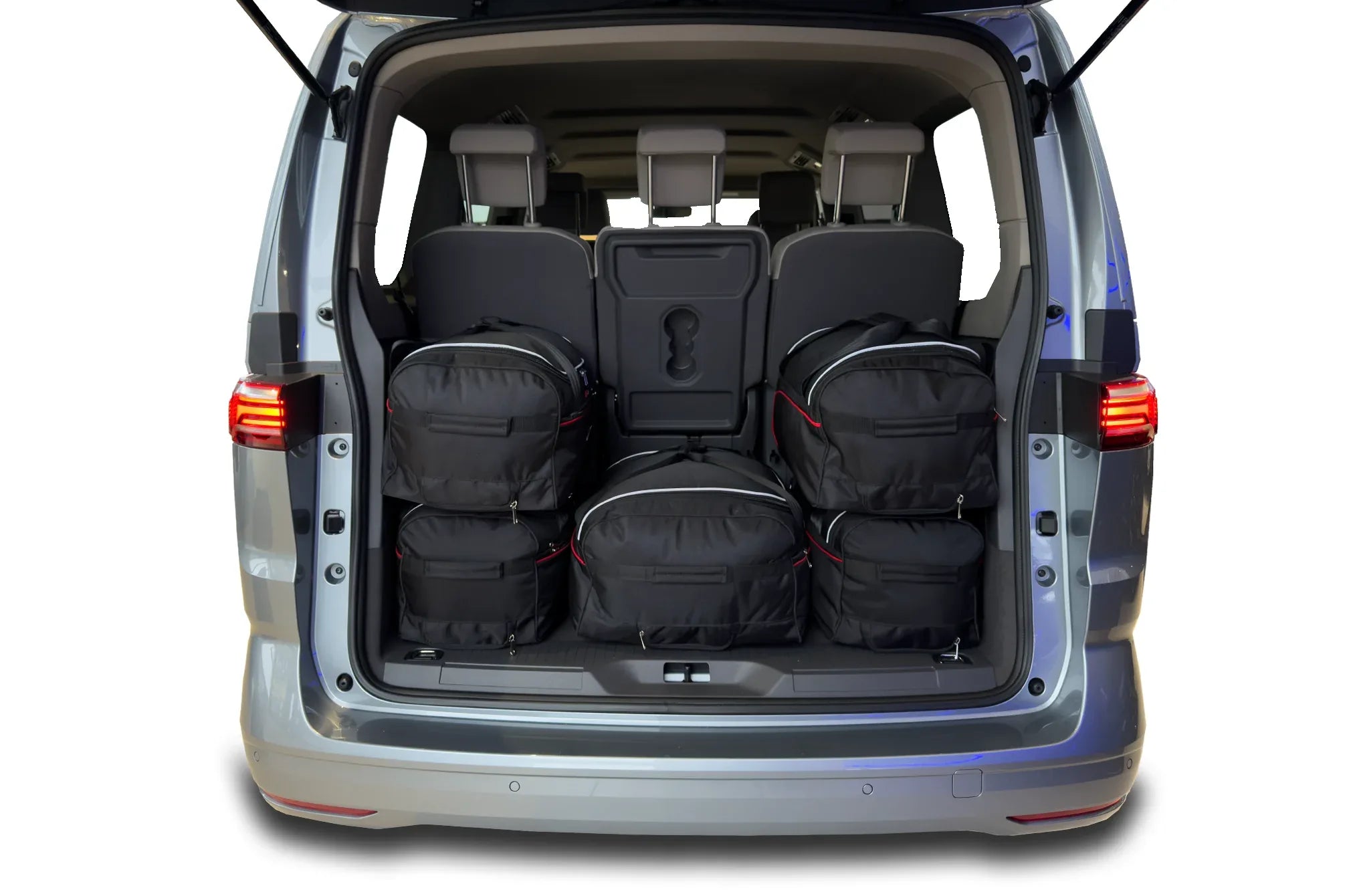 Vw MULTIVAN L2 PHEV 2021+ 9-väskor #färg_Svart