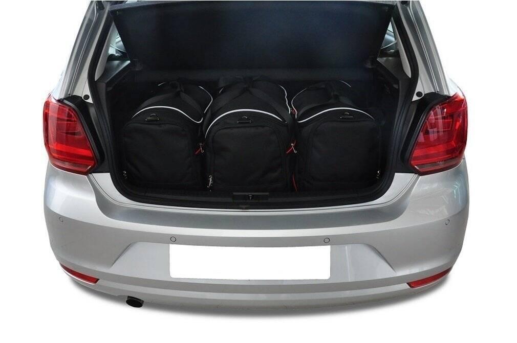 Vw POLO 2009-2017 3-väskor #färg_Svart