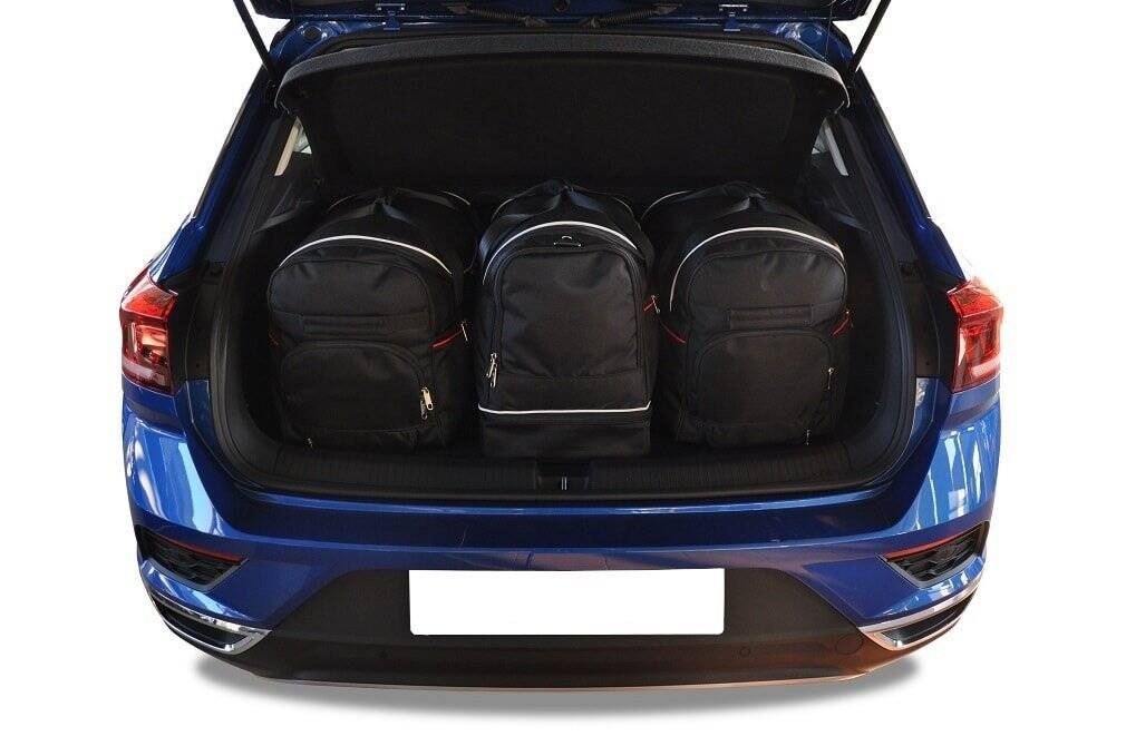 Vw T-ROC 2017+ 3-väskor Sport #färg_Svart