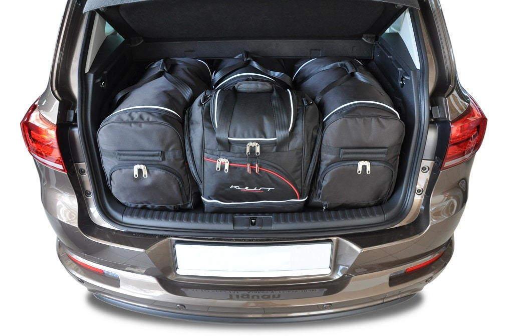 Vw TIGUAN 2007-2015 4-väskor #färg_Svart