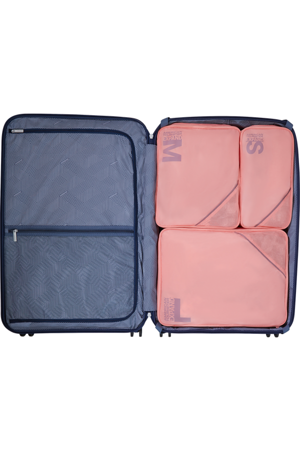 Packing Cubes Set med 3 packkuber Packkuber ONE SIZE #Färg_Pink/Mauve