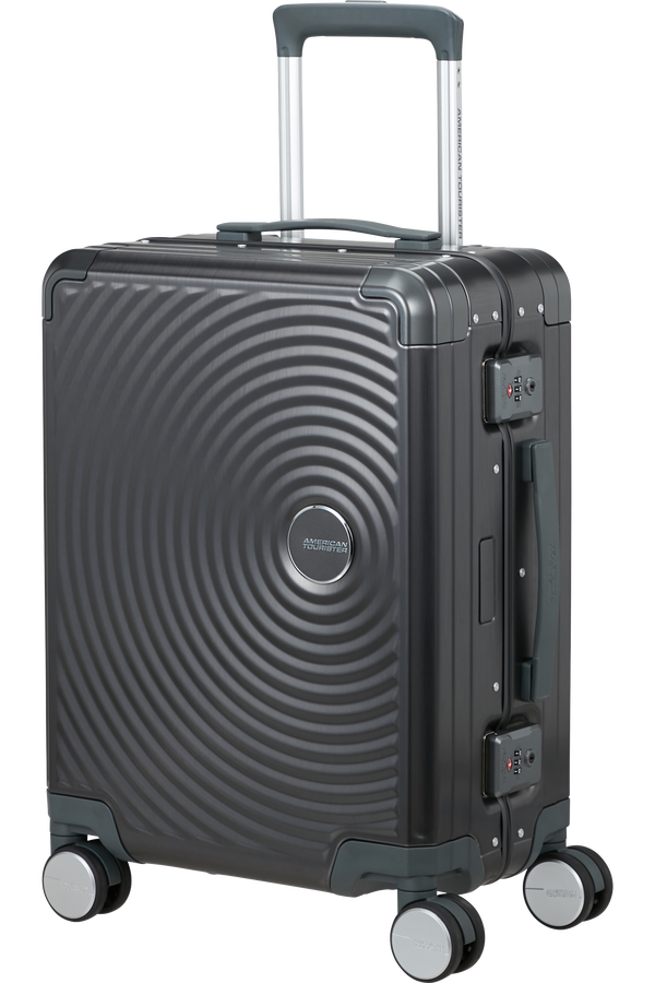 Soundbox Resväska med 4 hjul 55 CM #Färg_Brushed Anthracite