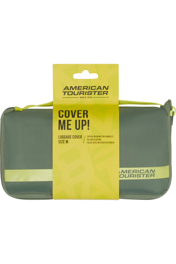 Luggage Cover M Väskskydd Väskskydd M #Färg_Olive/Lime