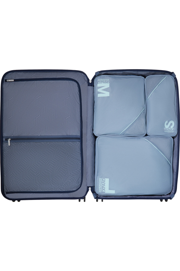 Packing Cubes Set med 3 packkuber Packkuber ONE SIZE #Färg_Stone Blue/Blue