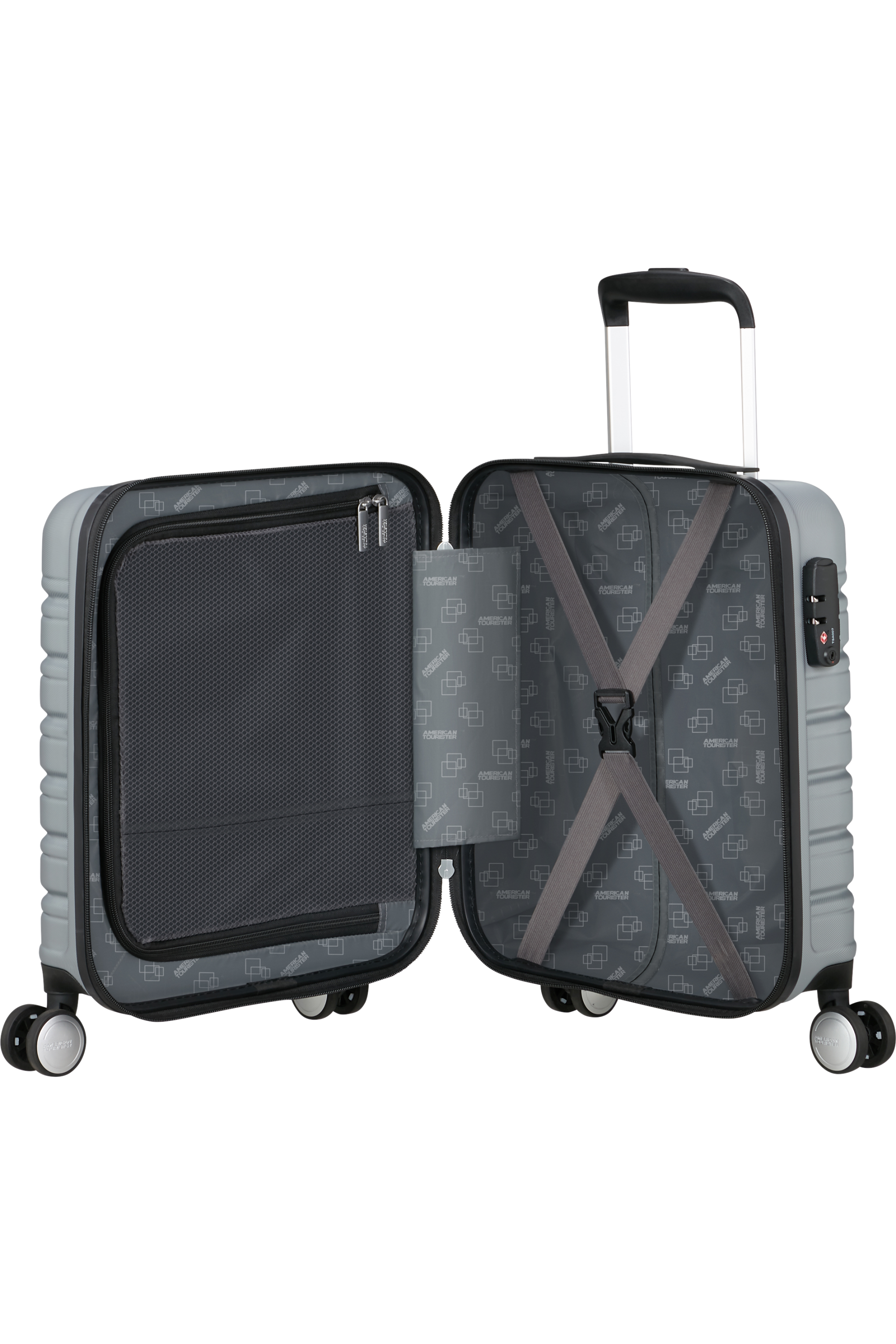 Flashline Kabinväska 45 CM #Färg_Sky Silver