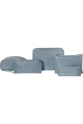 Packing Organisers Set med 5 packorganisatörer Packorganisatörer ONE SIZE #Färg_Stone Blue/Blue